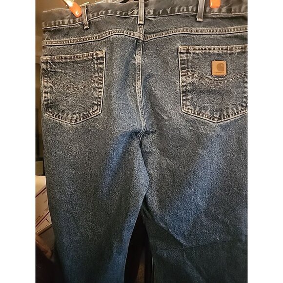 carhartt traditional fit jeans 40x32 New Work Denim Excellent CR50 Nice NWOT - Picture 4 of 6